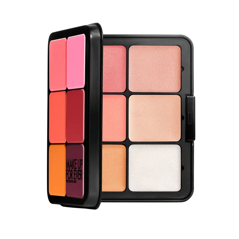 HD Skin Blush & Glow Palette - Longwear Cream Blush & Highlight Palette