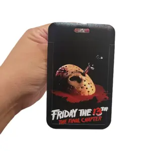 Halloween Horror Friday The 13th Badge ID Holder
