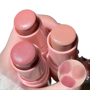 1 Piece, Vitality Smooth Blush Stick, Creamy Silky Application, Natural Soft Color, Fine Adhesion, Non-Cakey Blending, Creates a Rosy Youthful Makeup Look, Christmas Thanksgiving Halloween Holiday Gift