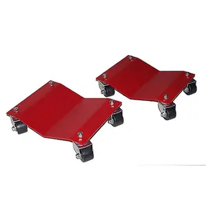 212 MAIN Heavy Duty Auto Dolly Pair, 12 In x 16 In, with Industrial Wheels, for Load Moving and Vehicle Moving, Pivot Wheel Design
