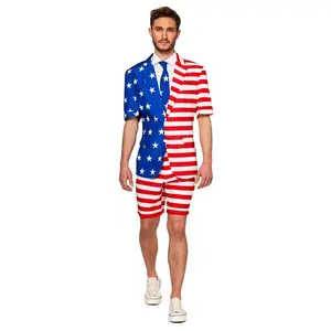Suitmeister Summer USA Flag Mens Suit