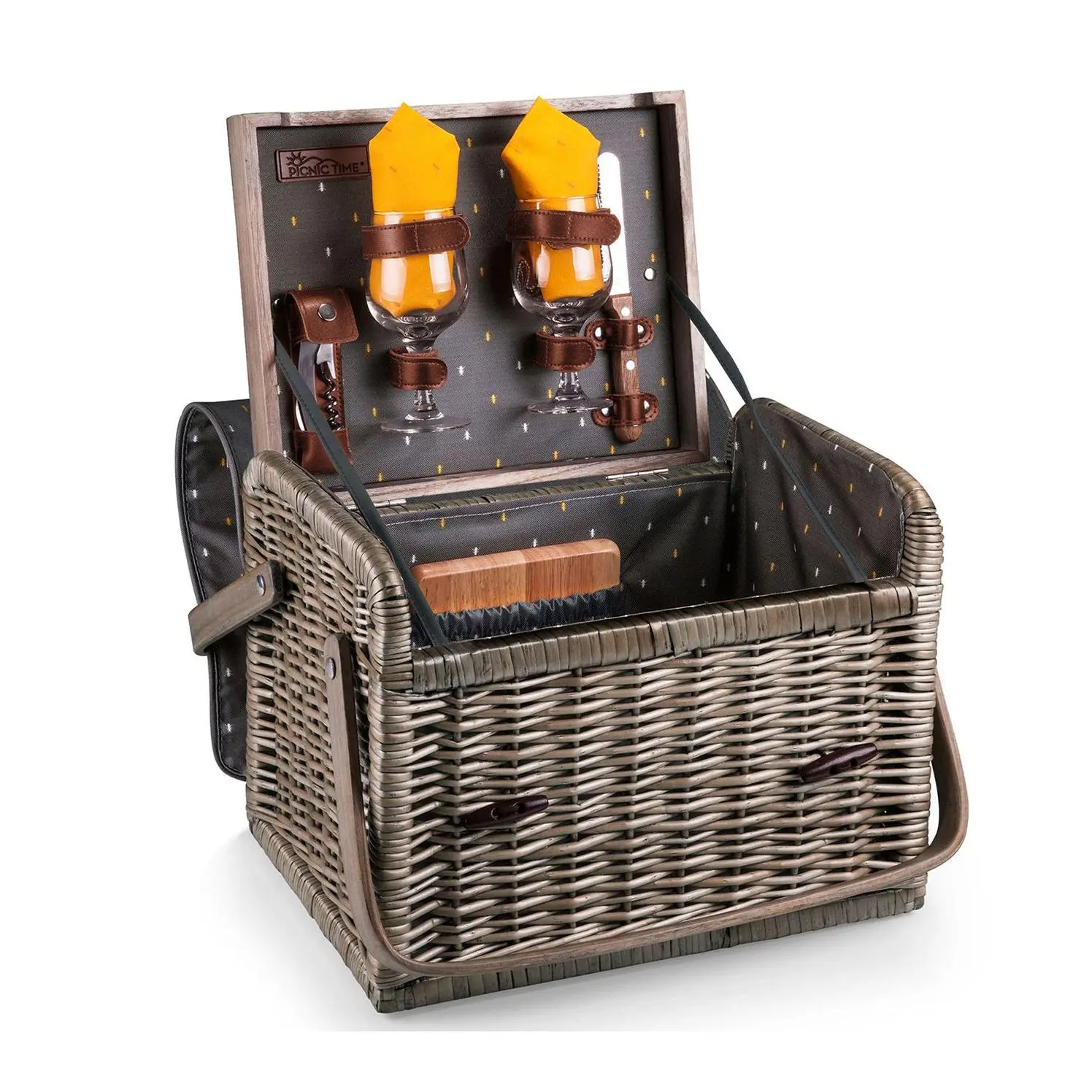 Picnic Time Kabrio Wine & Cheese Picnic Basket with Tools Picnic Time Kabrio Wine & Cheese Picnic Basket with Tools