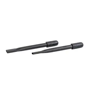 8" Black Brake Handle Extension Handles for Wheelchairs (Set of 2)