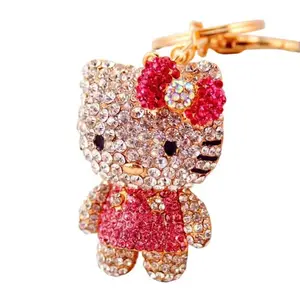 SANRIO Hello Kitty Rhinestone Pendant - Sparkling Charm for Necklaces & Bracelets - Classic & Elegant Design with Iconic Character Face and Elegant Rhinestones