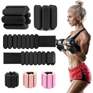 Wrist & Ankle Weights for Women, Wearable  Arm &  Weights Set of 2(1Lbs Each), Adjustable Ankle Weights for Walking, Yoga, Dance, Barre,Gym,Exercise,Pilates,Walking Running