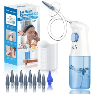[SummerVibes]Ear Wax Removal, Ear Cleaner, Ear Wax Removal Kit, FSA Eligible Items Only List, Manual Ear Irrigation Flushing System, Safe and Effective to Clean Ear Built Up Wax