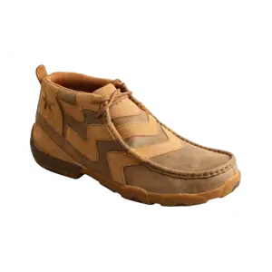 Twisted X® Men's Bomber Brown Lace Up Chukka Driving Moc MDM0089 Twisted X® Men's Bomber Brown Lace Up Chukka Driving Moc MDM0089