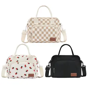 Nifogo 11L Large Expandable Insulated Lunch Bag - Durable Waterproof Leakproof Cooler Bag, Single/Double Layer for Work Outdoor Beach Trips