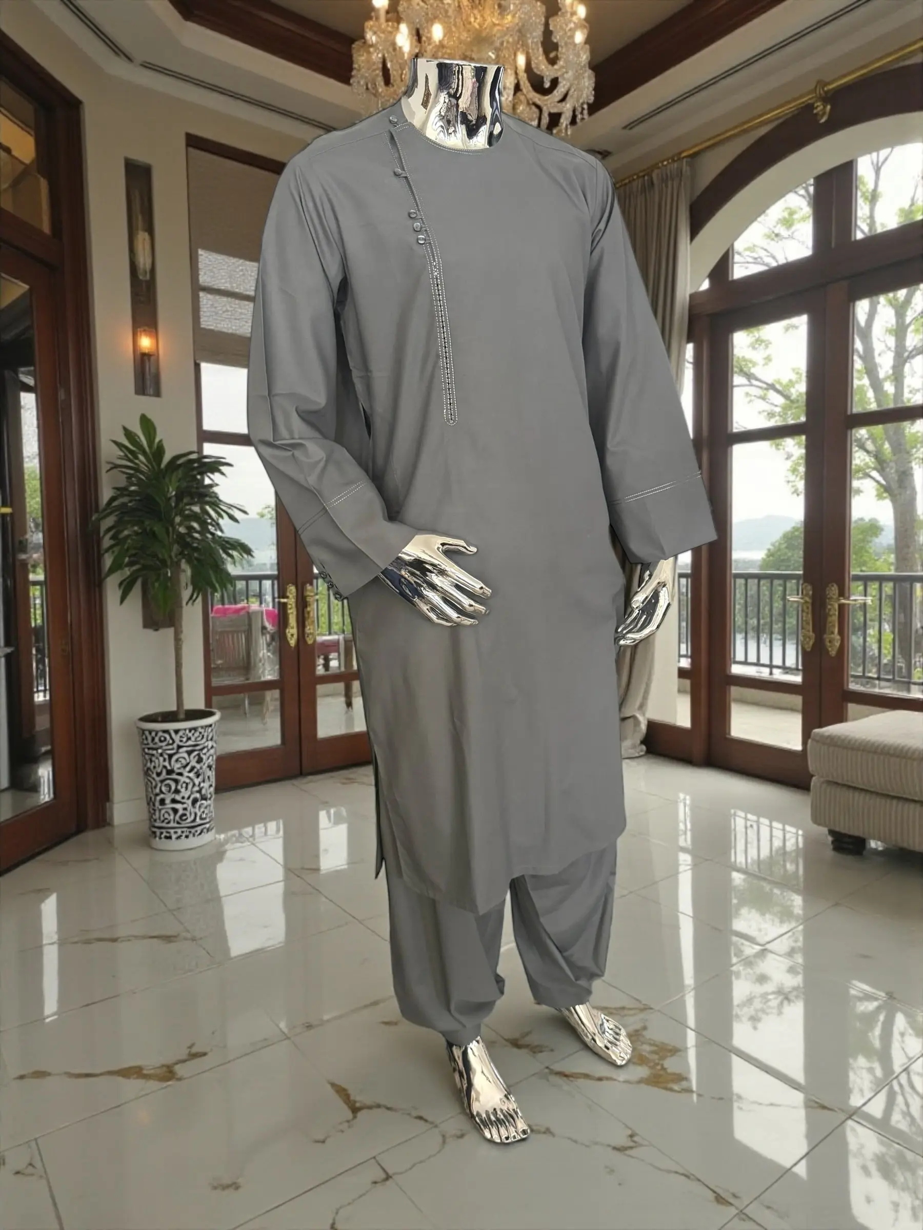 Medium Afghan Parahan Tunban for Men – Qasimi Design