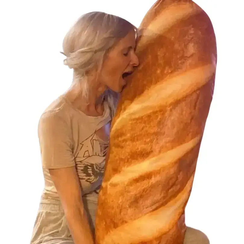 40" Bread Plush Pillow The 100CM Ultra-Soft Baguette Pillow - Pet Haven - For Shared Pet and Owner Cozy Moments Bakery-Fresh Cuddles: Embrace the 100CM Ultra-Soft Baguette Pillow for Cozy, Homely Snuggles