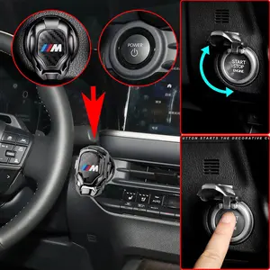 Car start key Start Button Decoration Skin Interior Decoration For BMW M E34 E36 E60 E90 E46 E39 E70 F10 F20 F30 X5 M3 M5 E71