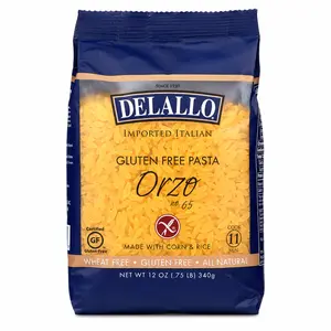 DeLallo Gluten-Free Corn & Rice Orzo Pasta, 12 oz