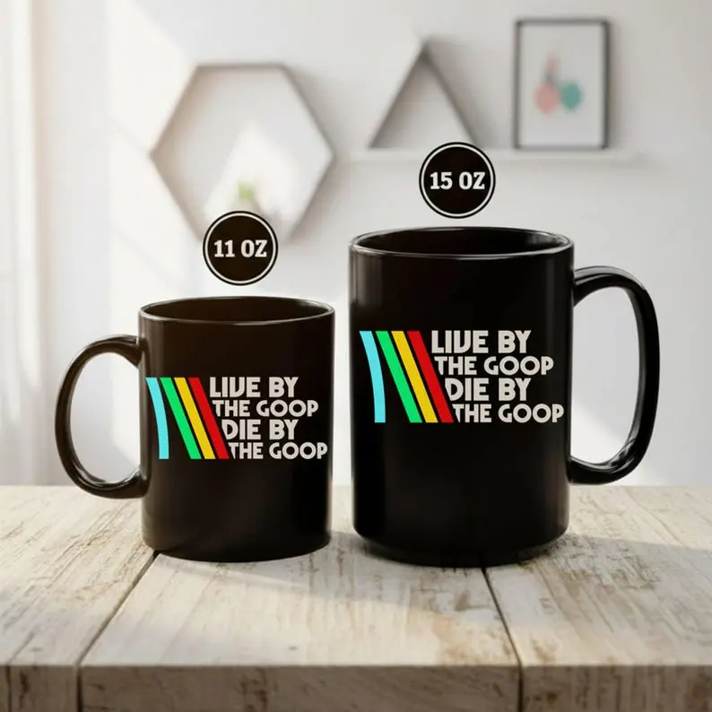 ARC Raiders Mug, Live by the Goop Die by the Goop Mug, ARC Survival Evolved, ARC Raiders Rooster, Gifts For Gamer, Vintage Game mug