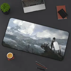 Rover Wuthering Waves Lookout Desk Mat, Gaming Mouse Pad, Yinlin Desk Pad, Gaming Mousepad | Gift Idea | Home Office | Room Decor | PC Accessories