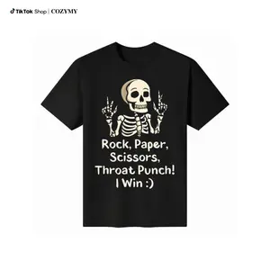 Rock Paper Scissors Throat Punch Win Shirt -Funny Game Shirt