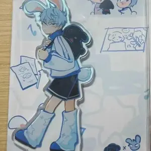 Alien Stage IVTI Rabbit Acrylic Stand Ivan Till Student Kawaii Figure Display Anime Goods Collection Desk Decor Gift Ornament