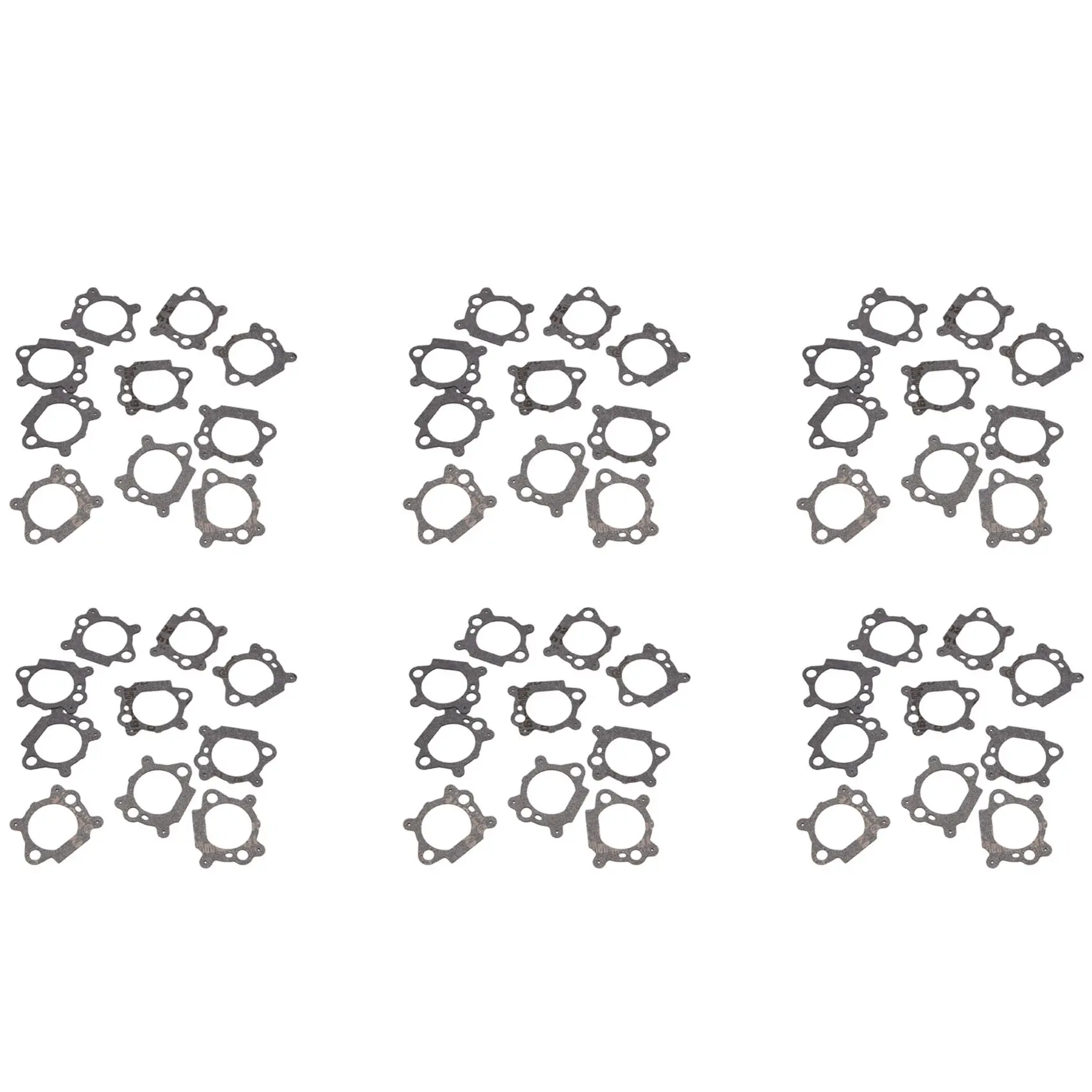(60-Piece Gasket Pack) Composite Carburetor Gaskets 795629 - Fits Briggs & Stratton 272653, 272653S - Automotive Car Repair Replacement Parts, 60 X Gaskets