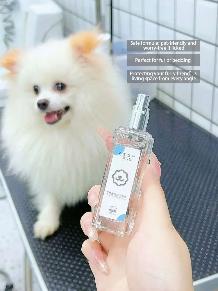 Pet Deodorizing & Calming Spray - Alcohol-Free, Non-Irritating, Safe if Licked - Pheromone-Free Mist for Dogs & Cats - 1 fl oz
