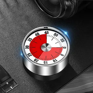 Magnetic Mechanical Countdown Timer, Visible Timer for Classroom, Baking, Teaching, Meetings, Kitchen Cooking, Work