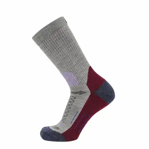 Berry - Hike Crew Midweight Merino Wool Sock
