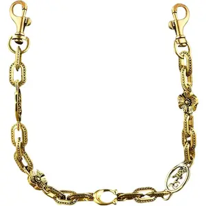 KIRA GOODS Cute Cherry Gold Bag Charms Wallet Chain Keychains Purse Accessories For Women