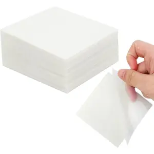 6Pack Transparent Sticky Notes, Clear, 3'' x 3'' Translucent,  See Through, 300 Sheets