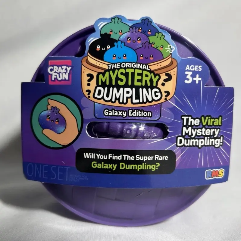 Crazy Fun Squishy Bun Galaxy Edition Original Mystery Dumpling Set NEW Sealed