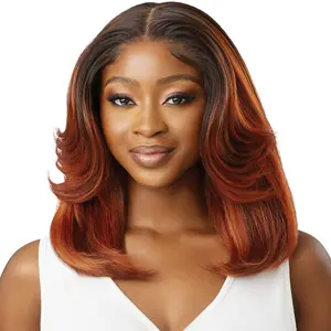 Outre Perfect Hairline Glueless Synthetic 13X6 Fully Hand-Tied HD Lace Front Wig - LEOMIE