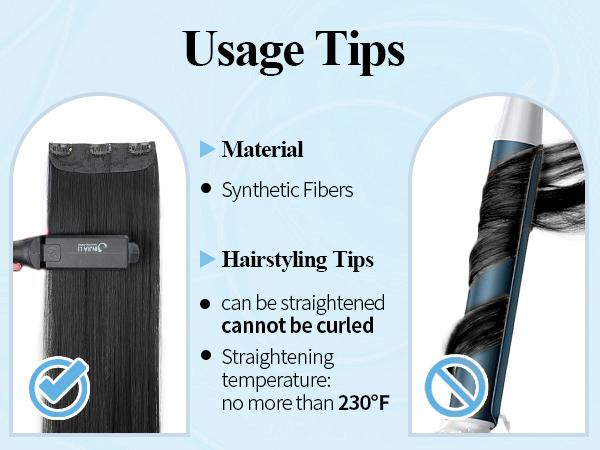 [Iridescent] Clip in Hair Extensions 24/20 Inch 4 PCS Synthetic Natural & Soft Hair & Blends Well Hair Extensions Long Wavy Hairpieces