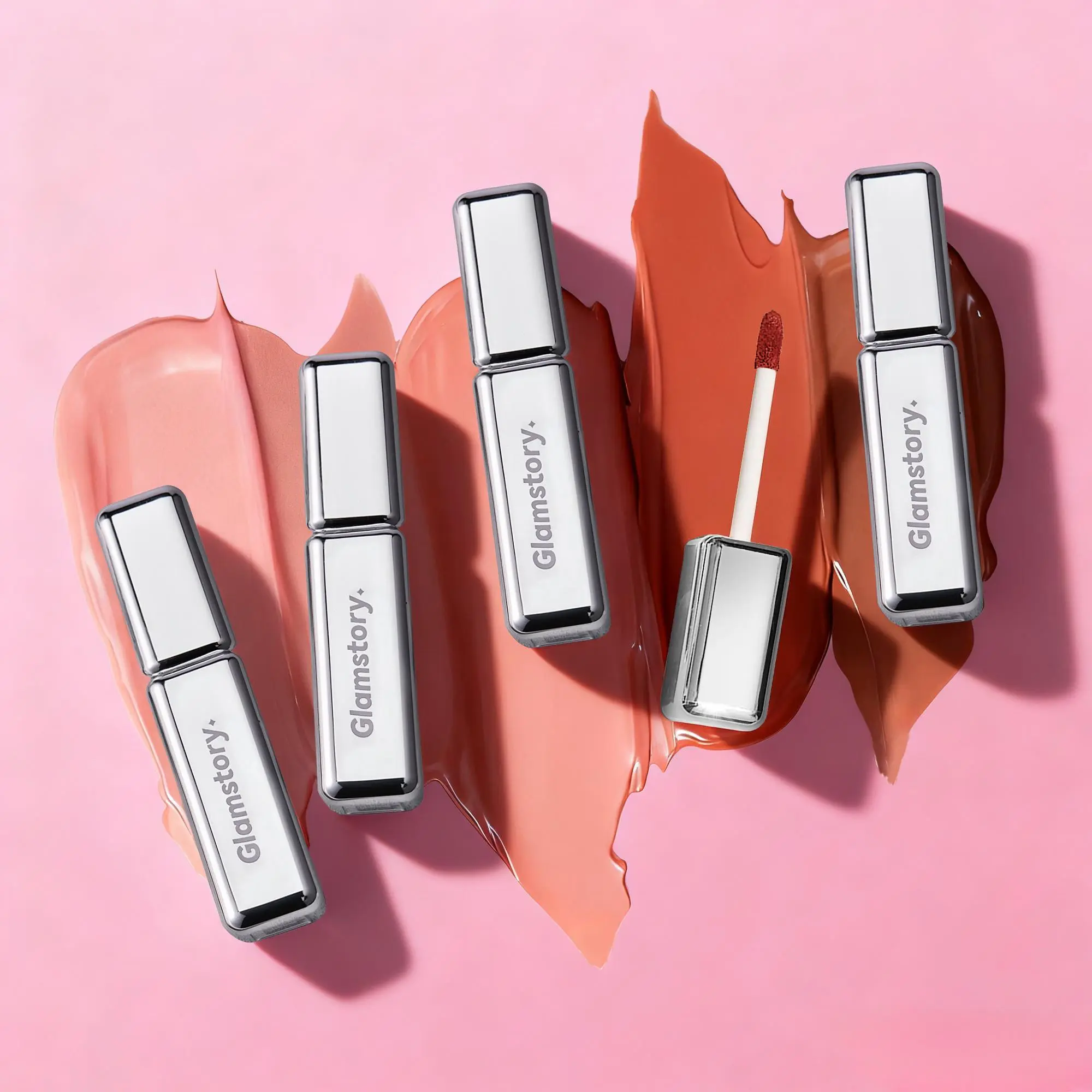 Glamstory Poptide Velvet Lip Tint, Long-Wear Creamy Lipstick for Women, Peptide Lip Gloss, Lightweight Matte Lip Tint, Chocolate Shade, Vegan Cruelty-Free Makeup Mousse Tint, lip combo