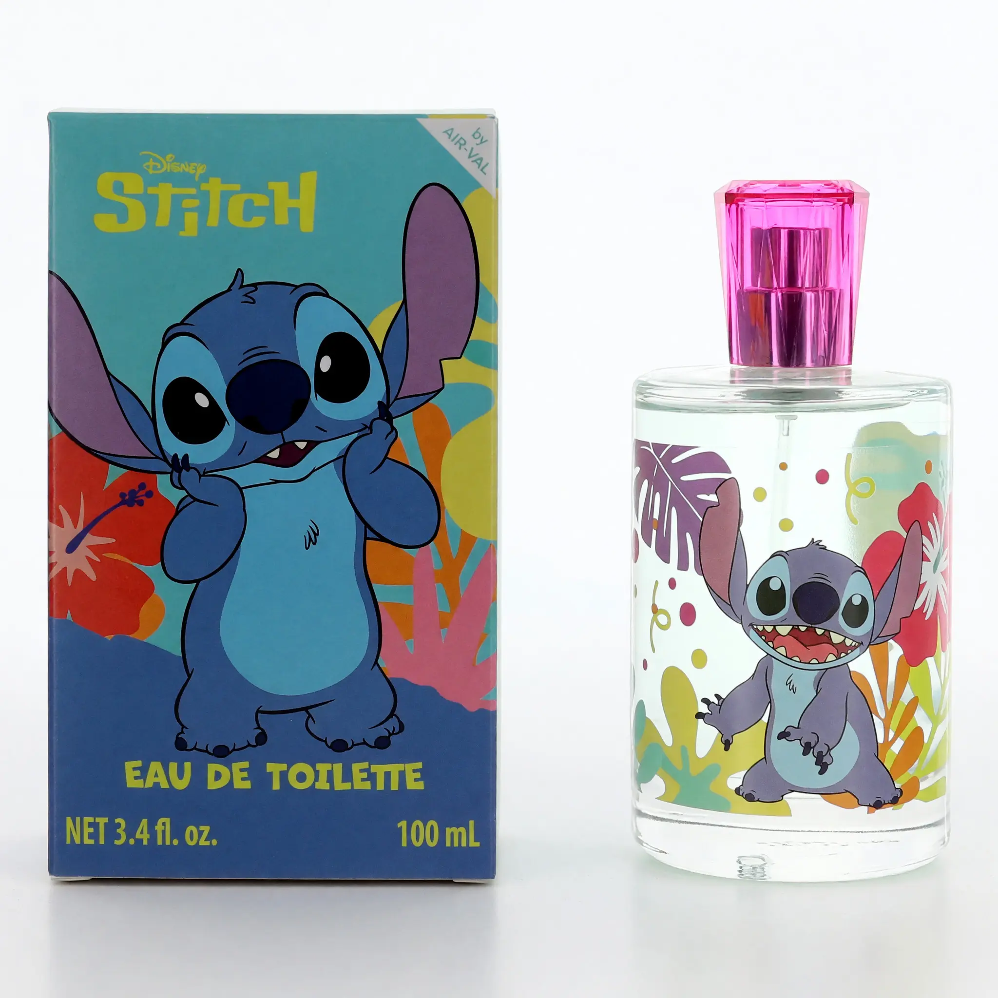 Disney Stitch 3.4 oz (3 to 3.9 fl oz) EDT Spray - Fruity-Vanilla-Wood Fragrance for Children
