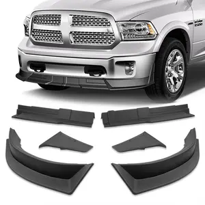 STP-Style Front Bumper Lip Body Kit Spoiler Compatible with 2013 - 2018 Ram 1500 / 2019 - 2024 Ram 1500 Classic Bumper ( For Models With 2-Piece Bumper Type )
