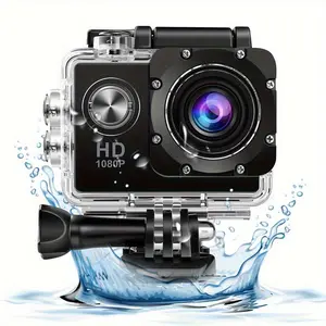 2-Inch Display Sports Camera, 1080P Waterproof Action Camera, Bicycle Driving Recorder, Suitable for Indoor and Outdoor Sports