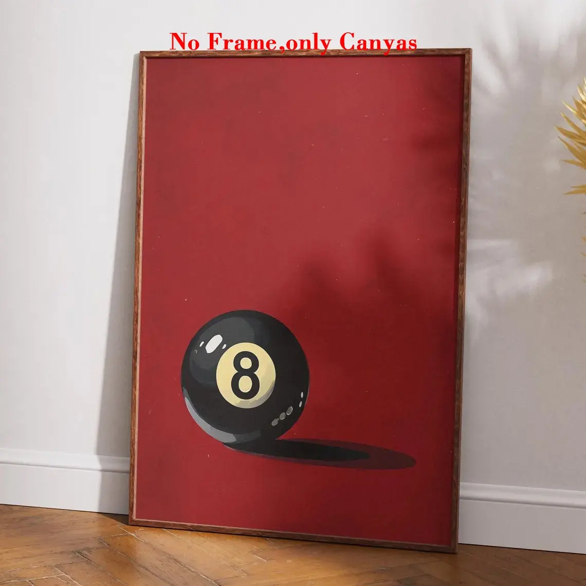 Vintage Lucky 8 Ball Wall Art Poster, Billiards Print Decor, Retro Aesthetic Bedroom Decoration, Fashionable Home Gift Idea, Unframed Art Print, Vintage Prints, Art Work For Wall Decor