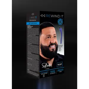 Real Black Beard & Mustache Color Kit by Rewind It 10 - Ammonia Free