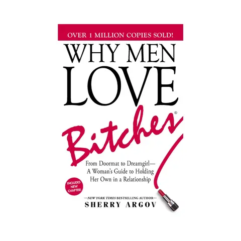 "Why Men Love Bitches" Adams Media English Regular Softcover - New York Times Bestseller Literature Book, 288 Pages, Dating Guide, Romance Chemistry Insights, Saucy Answers, Straightforward Advice for Men