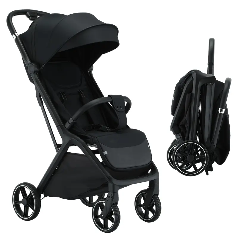 2 in 1 Baby Stroller, One-click Folding Lightweight Foldable ， Perfect for Travel, Shopping & Daily Walks, Ergonomic Design, Aluminum Alloy Frame