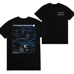 TKOG10 5.0 Coyote T-Shirt, Blue Pickup Truck Graphic 2 Sides For Men and Women, Gift For All Classic Truck Lovers, Trokiando Ford F150 Truck T-Shirt, Automotive Engine Graphic Tee, Perfect Gift for Him