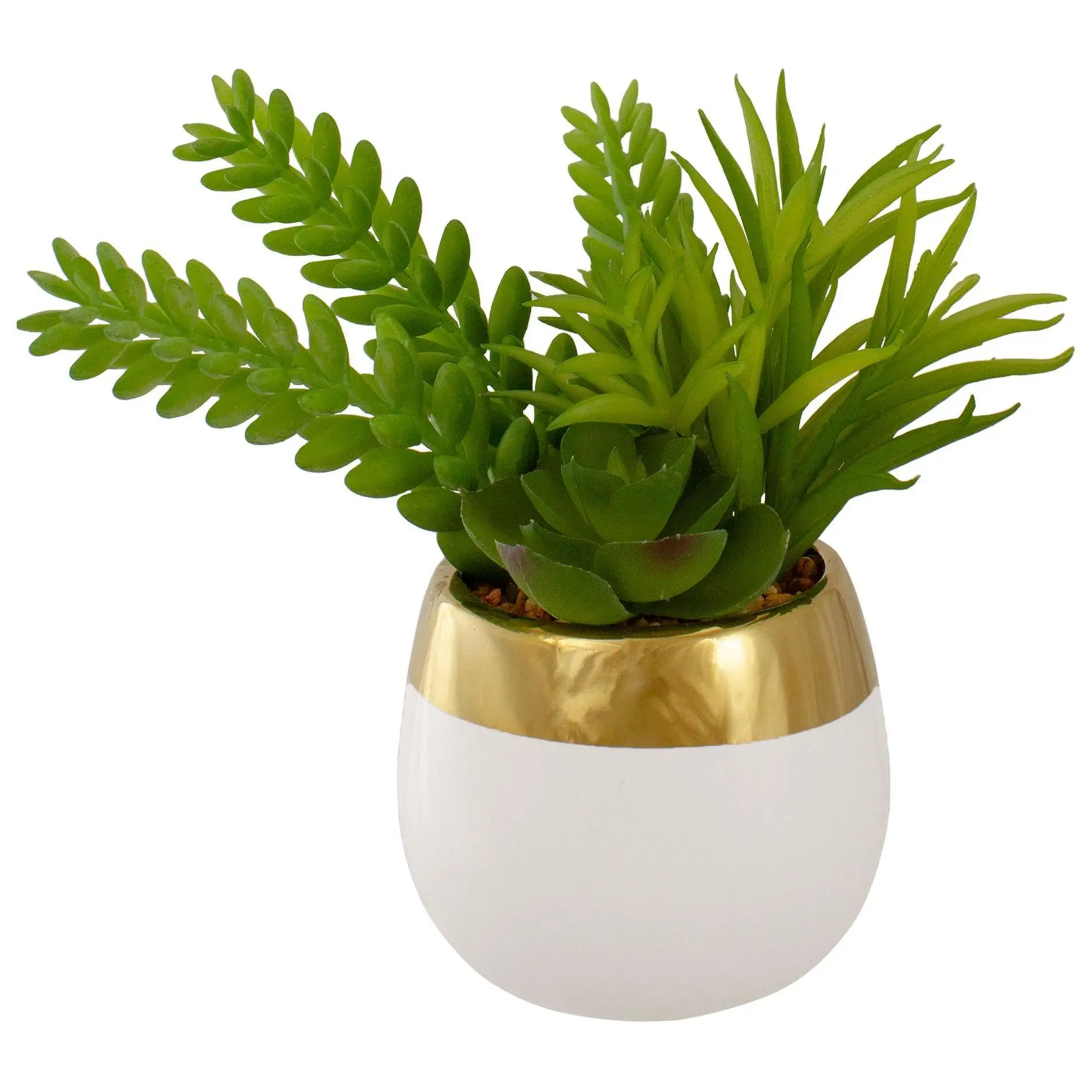 Northlight 6.5" Potted Artificial Succulent Arrangement