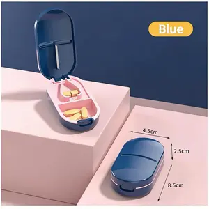 Pill Cutter Splitter for Cutting Multiple Pills, Adjustable Pill Cutter Splitter for Small and Tiny Pills with Accurate Pill Alignment -RR