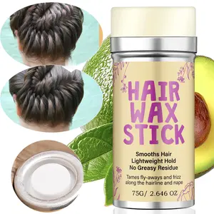 Hair Wax Stick, Slick Back Hair Stick for Tame Flyaways, Frizz, Sleek Ponytail, Buns, Pomade, Balm, Edge Control Gel for Sleek, Control, Flyaways & Hairs for Woman, Flyaway Control And Styling Pomade for Women and Men
