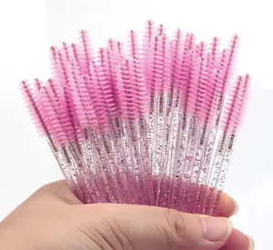 Crystal Eyelashes Brush Applicator Eyelash Brushes Plastic Mascara Wand Lashes Extension Makeup Beauty