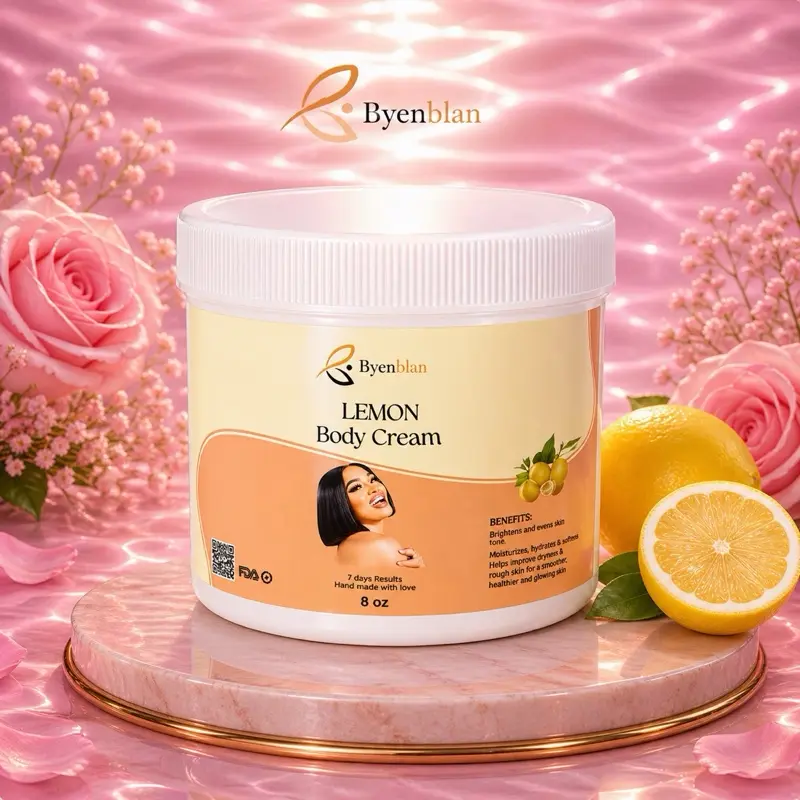 Lemon body cream Cl for Daily Use Enhances Natural Glow with Lemon-Infused Products for Radiant Complexion