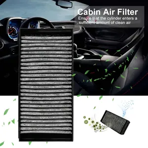 Activated carbon car air filter, OEM 64316945586, 64 31 6 945 585, 64 11 9 248 294, 64 11 6 945 594, 64 31 6 945 586, 64 11 6 945 593, CUK2941-2, LAK221/S, compatible with BMW X5 (E70, F15, F85), X6 (E71, F16, F86), X7 (G07)