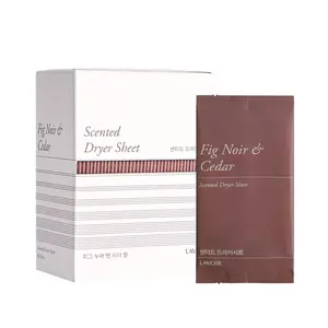 LAVOIR Scented Dryer Sheet Fig Noir&Cedar