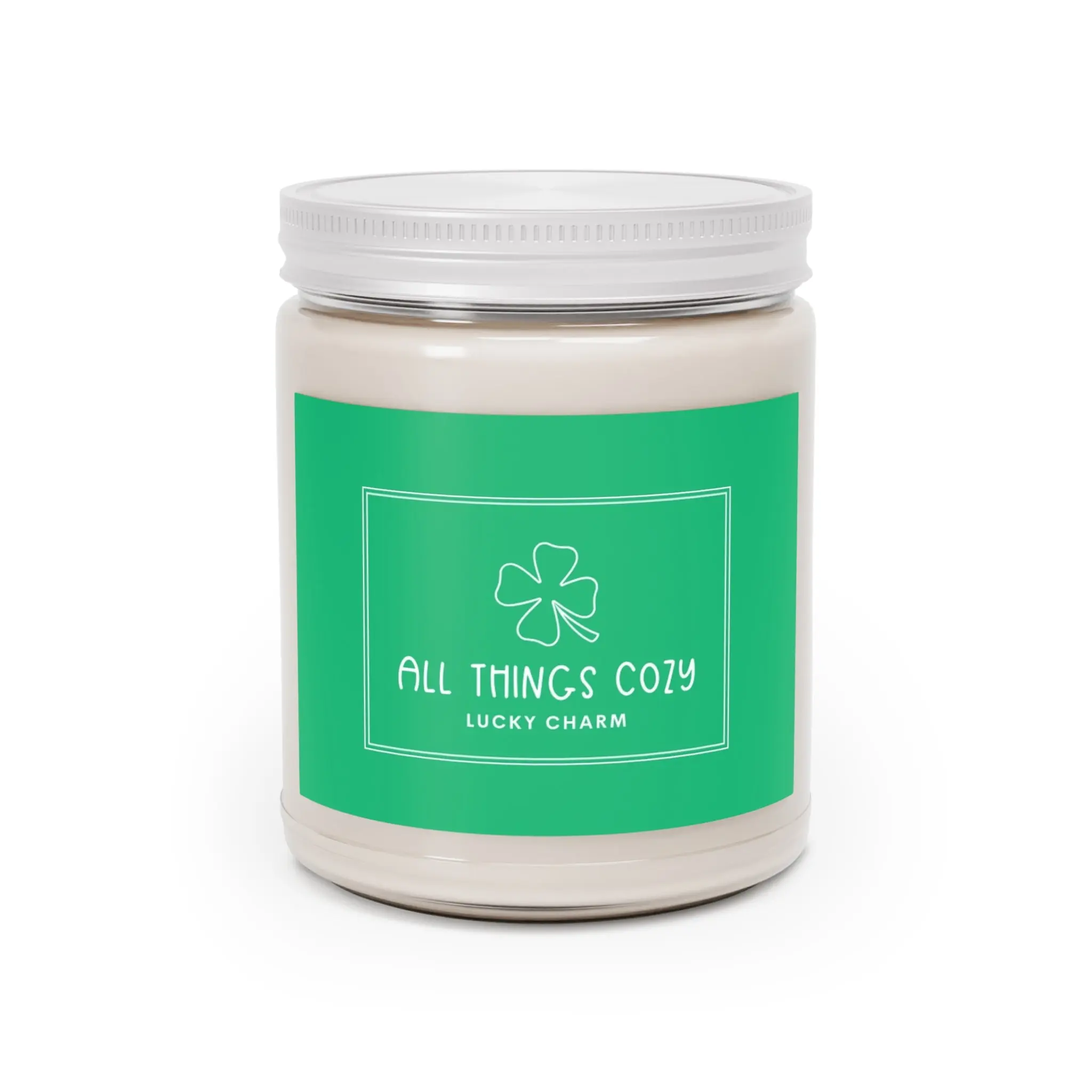 Lucky Charm | Scented Soy Wax Candle | 7.5oz, Cozy Home Decor, Relaxation, Gift, Hand-Poured, Aromatherapy