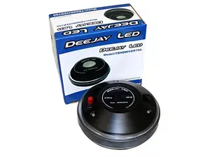 Deejay LED TBHDRIVER750 7.1 in. 8 Ohm Large High Frequency Driver with Titanium Cone & 2 in. Throat Opening