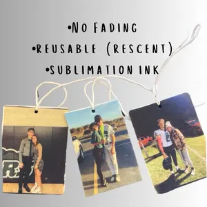 Custom Leather or Felt Car Freshie