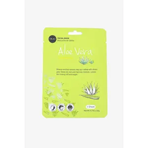 Celavi Aloe Vera Hydrating Facial Mask - Single, Glowy Face Mask, SKU MK014, Hydrating Mask, Glowy Face Masks