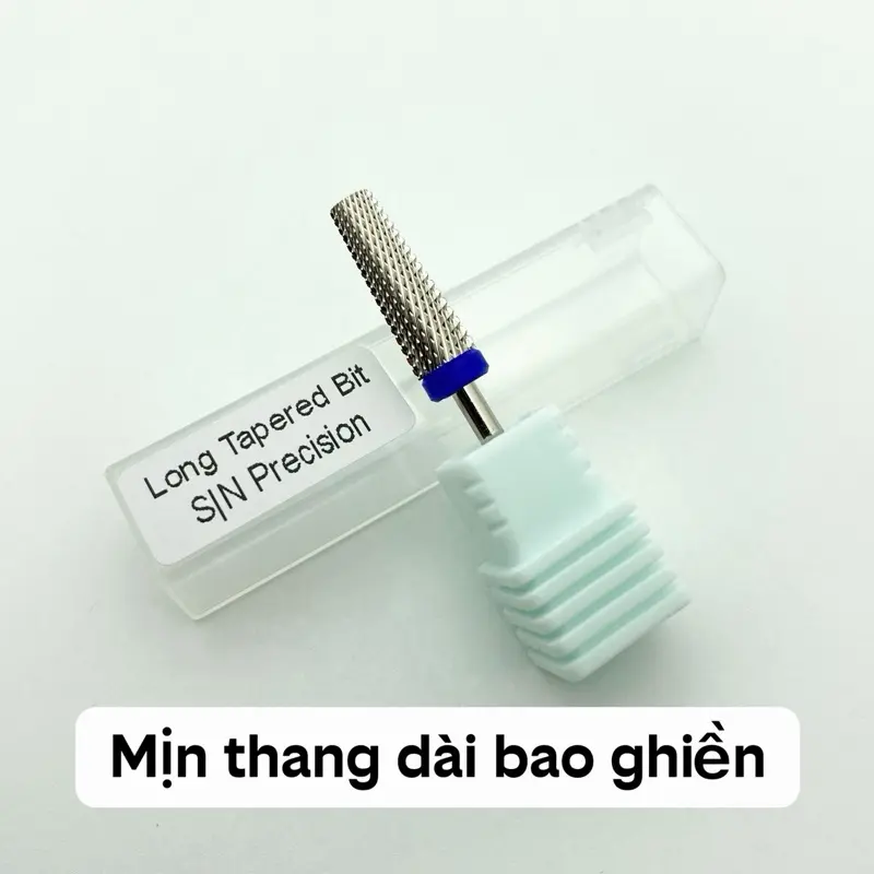 Mịn Thang Dài Bao Ghiền - Long Tapered Carbide Nail Bit